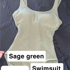 Sage Green Swimsuit